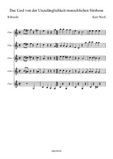 Das Lied von der Unzulänglichkeit menschlichen Strebens